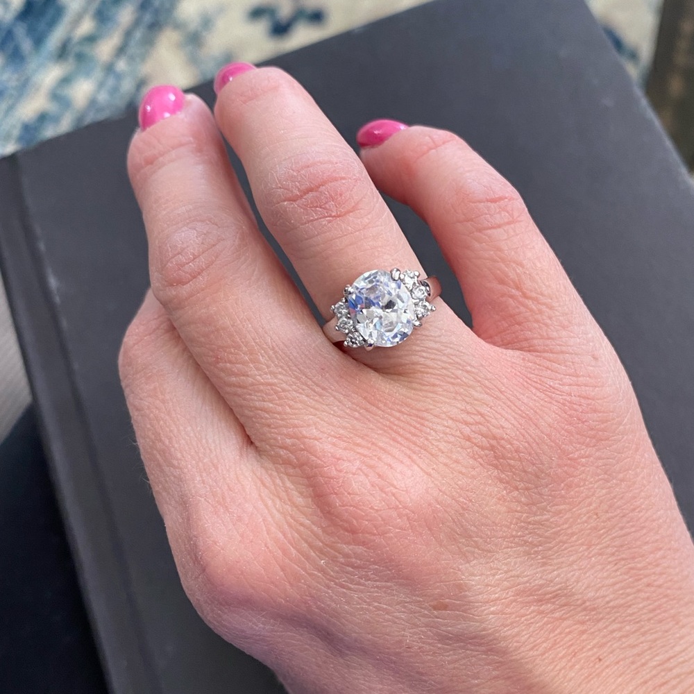 Diamond cocktail ring size 5